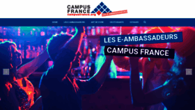 What E-ambassadeurs.campusfrance.org website looked like in 2019 (5 years ago)