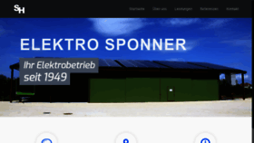 What Elektro-sponner.at website looked like in 2019 (5 years ago)