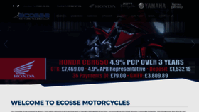 What Ecossemotorcycles.co.uk website looked like in 2019 (5 years ago)