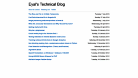 What Eyalarubas.com website looked like in 2019 (5 years ago)