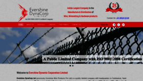 What Evershinedynacorp.com website looked like in 2019 (5 years ago)