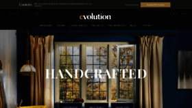 What Evolutionwindows.com website looked like in 2019 (6 years ago)