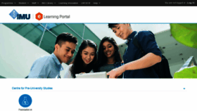 What Elearn.imu.edu.my website looked like in 2019 (5 years ago)