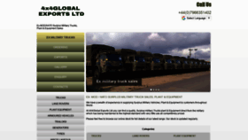 What Exmilitarysalesuk.com website looked like in 2019 (5 years ago)