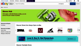 What Ebaystores.com website looked like in 2019 (5 years ago)
