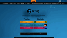 What E-bug.eu website looked like in 2019 (5 years ago)