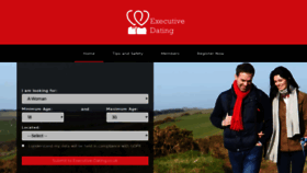 What Executive-dating.co.uk website looked like in 2019 (5 years ago)