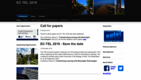 What Ec-tel.eu website looked like in 2019 (5 years ago)