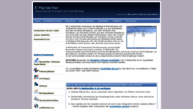 What Emailverifier.de website looked like in 2019 (6 years ago)
