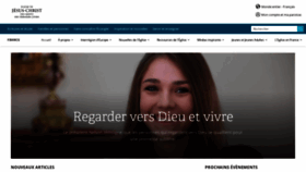 What Eglisedejesuschrist.fr website looked like in 2019 (5 years ago)