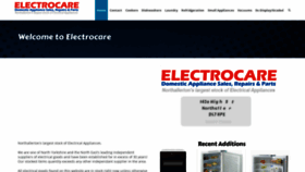 What Electrocare.co website looked like in 2019 (5 years ago)