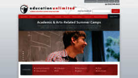 What Educationunlimited.com website looked like in 2019 (5 years ago)