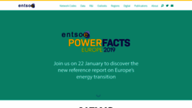 What Entsoe.eu website looked like in 2019 (5 years ago)