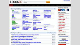 What Ebookee.org website looked like in 2019 (5 years ago)
