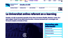 What Estudis.uoc.edu website looked like in 2019 (5 years ago)