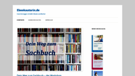 What Ebookautorin.de website looked like in 2019 (5 years ago)