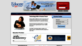 What Educere.net website looked like in 2019 (5 years ago)