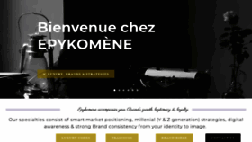 What Epykomene.com website looked like in 2019 (5 years ago)