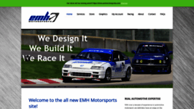 What Emhmotorsports.com website looked like in 2019 (5 years ago)