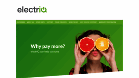 What Electriq.co.uk website looked like in 2019 (6 years ago)
