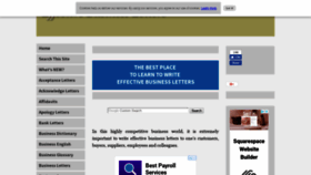 What Effective-business-letters.com website looked like in 2019 (5 years ago)
