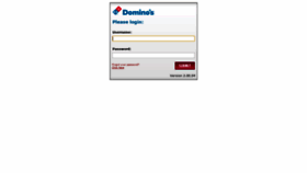 What Extranet.dominos.co.uk website looked like in 2019 (5 years ago)