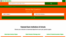What Exampastquestions.com website looked like in 2019 (5 years ago)