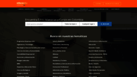 What Educaedu-colombia.com website looked like in 2019 (5 years ago)