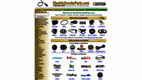 What Electricscooterparts.com website looked like in 2019 (5 years ago)