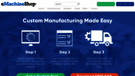 What Emachineshop.com website looked like in 2019 (5 years ago)