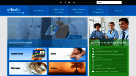 What Ehealthsask.ca website looked like in 2019 (7 years ago)