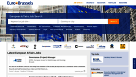 What Eurobrussels.com website looked like in 2019 (5 years ago)