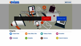 What Evisos.com.co website looked like in 2019 (6 years ago)