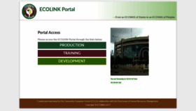 What Ecolink.ecowas.int website looked like in 2019 (5 years ago)