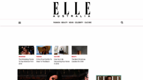 What Elle.com.au website looked like in 2019 (5 years ago)
