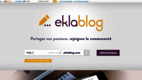 What Ek.la website looked like in 2019 (5 years ago)