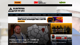 What Elektrykapradnietyka.com website looked like in 2019 (5 years ago)