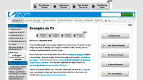 What Exemples-cv.net website looked like in 2019 (5 years ago)