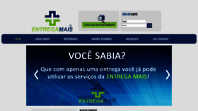 What Entregamais.com.br website looked like in 2019 (7 years ago)