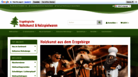 What Erzgebirgsshop24.de website looked like in 2019 (5 years ago)