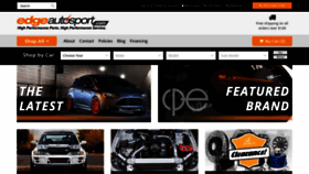 What Edgeautosport.com website looked like in 2019 (5 years ago)