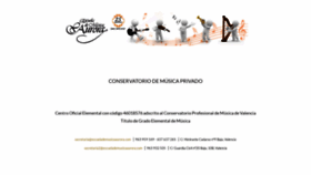 What Escuelademusicaaurora.com website looked like in 2019 (5 years ago)