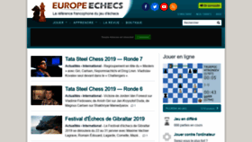 What Europe-echecs.com website looked like in 2019 (5 years ago)