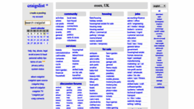 What Essex.craigslist.co.uk website looked like in 2019 (5 years ago)