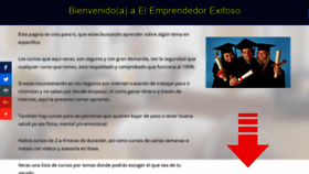 What Elemprendedorexitoso.com website looked like in 2019 (5 years ago)