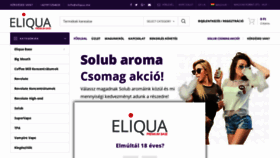 What Eliqua.me website looked like in 2019 (5 years ago)