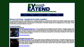 What Evextend.com website looked like in 2019 (5 years ago)