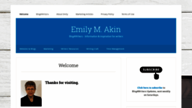 What Emilyakin.com website looked like in 2019 (5 years ago)