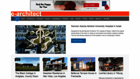 What E-architect.co.uk website looked like in 2019 (5 years ago)