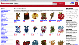 What Embroideres.com website looked like in 2019 (5 years ago)